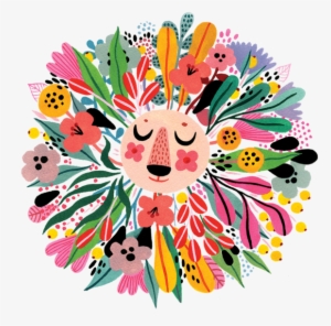 Floral Lion - Illustration #477369