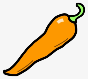 File Chilli Pepper Wikimedia - Orange Chili Pepper Clipart #477411