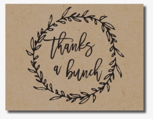 Thank You Card Single Sided #477763