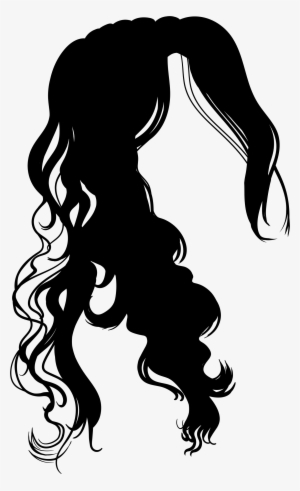 Woman Silhouette Hair Png - Cabelo Cacheado Png Vector #477785