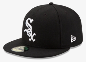 Men's Chicago White Sox New Era Black Game Authentic - White Sox Hat #478262