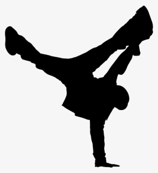 Gymnastics Handstand Silhouette - Hip Hop Dance Transparent #478773