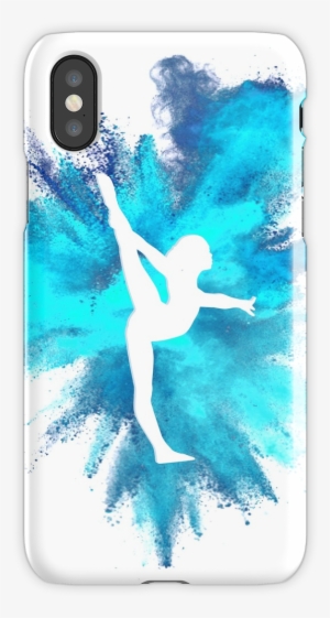 Blue Explosion Iphone X Snap Case - Gymnastics Iphone Case #479041