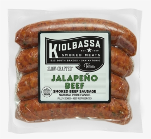Kiolbassa Jalapeño Beef Smoked Sausage - Jalapeno Beef Sausage #479160