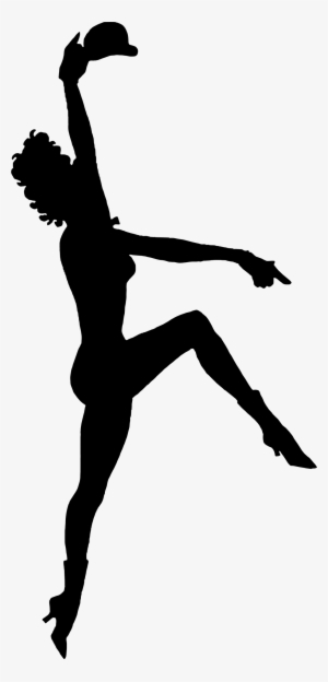 Vector Freeuse Download Vintage Broadway Dancer Big - Dancer Silhouette Png #479229