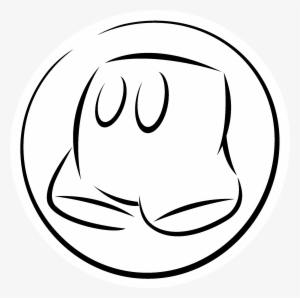 Mickey Mouse Logo Black And White - Line Art #479405