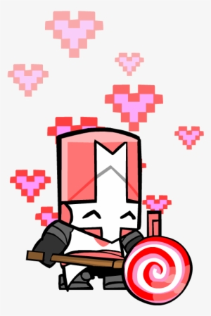 Pink Lollipopz - Castle Crashers Pink Knight Png #479499