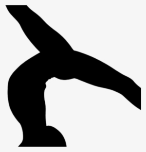 Gymnastics Silhouettes Transparent - Transparent Background Gymnastics Clipart #479557