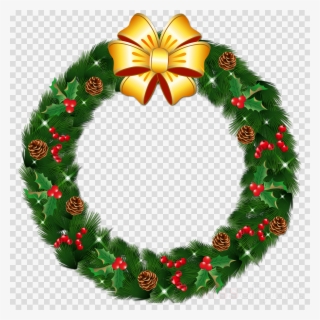 Transparent Christmas Wreath Clipart Wreath Christmas - Christmas Wreath Clipart Transparent Background #4703440