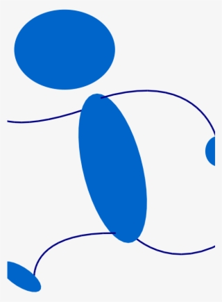 Free Blueman 102 - Running Clip Art #4703765