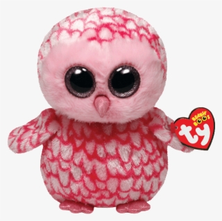 Pinky The Pink Barn Owl - Beanie Boos Pinky #4703825
