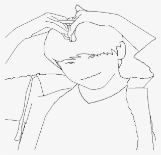 An Unfinished Horribly Drawn Woozi - Line Art #4709145