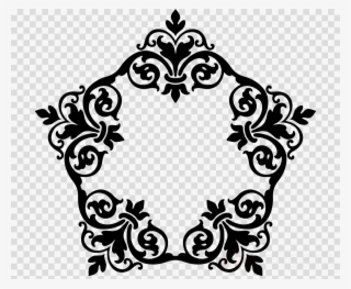 Frame Damask Clipart Borders And Frames Picture Frames - Damask Border Png #4709399