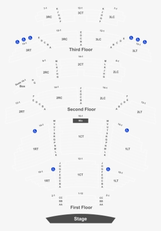 Legend - Orpheum New Orleans Seating Chart #4710268