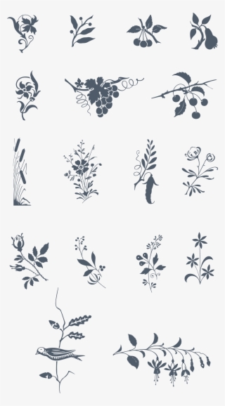 A Somptuous Selection Of Floral And Romatic Ornaments, - Motif #4711539