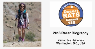 Desert Rats Bio 2018 Sue Heineman - 2018 #4712365