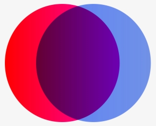 Purple Is A Mix Of Bright Red And Blue - Circle #4712404
