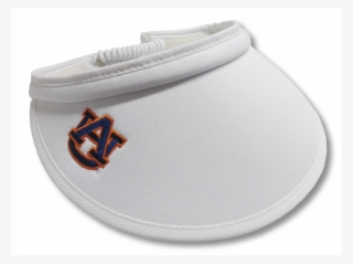 Ladies White Visor With Au And Bungie Cord Back - Slip-on Shoe #4712510