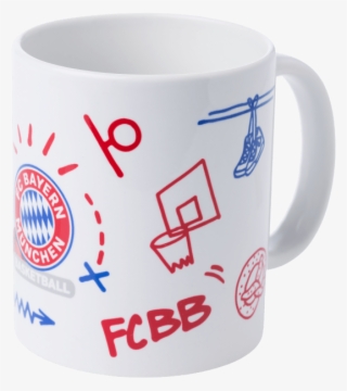 Basketball Mug Scribbles - Fc Bayern Munich #4712704