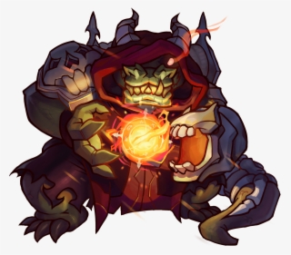 His Current Skin Is Pyromancer Smiles - Awesomenauts Smiles #4713335