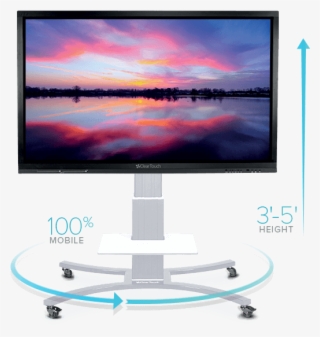 Adjustable Mobile Stand Light - Led-backlit Lcd Display #4713672