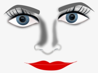 Face - Eyes Nose Mouth Clipart #4713982