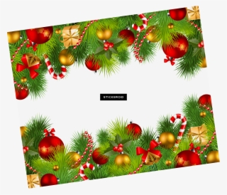 Christmas Double Frame - Transparent Christmas Party Png #4714493