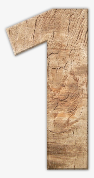 Pay, Wood, One, Grain, Pattern, Digit, Order - Wood Numbers Transparent #4714621
