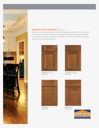 7 Echelon Maple Cabinetry Shown In Caf Maple Is A Strong - Hardwood #4715176