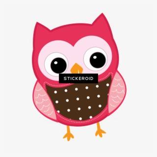 Cute Cartoon - Pink Owl Baby Blanket #4716044