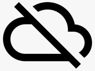 Cloud Checked Icon - No Internet Cloud Icon #4718800