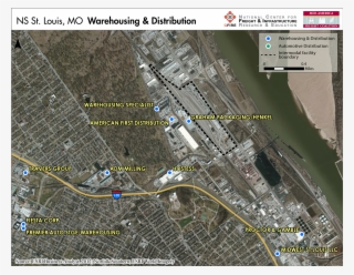 The Following Map Shows The Locations Of Traffic Generators, - Saint Louis Mo Network Distribution Center #4719087