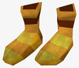 Golden Mining Boots Detail - Runescape Gold Boots #4721011