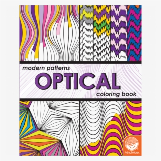Mindware Modern Patterns Optical Adult Coloring Book #4721412