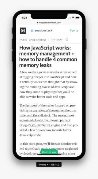 Medium Article With Button Covering Page - Stripe Iphone Payment #4721860