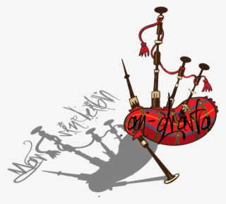 Diseño De Logo Por Kronikken Para Bagpipe Artist - Cartoon Picture Of Bagpipes #4725678