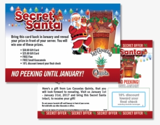 Secret Santa Scratch-off Card For Las Casuelas - Christmas Day #4726061