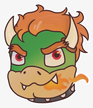 Secret Santa Bowser Outline - Cartoon #4726208