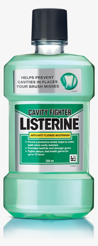 Listerine Cavity Fighter Antiseptic Mouth Wash - Listerine Cavity Protection Mouthwash 250ml #4726977