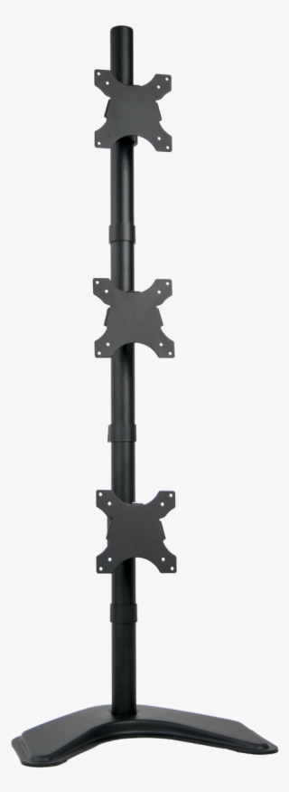 Vivo Triple Lcd Monitor Desk Stand/mount Free Standing - Computer Monitor #4727246