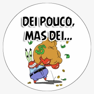 Adesivos Para Hora Da Gravata - Mr Krabs Spongebob Squarepants #4727442