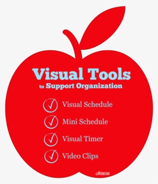 Image Of Red Apple With Blue Text - Birthday #4728285