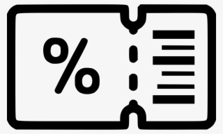 Coupon Broken Line Box Png - Discount Coupon Icon Png #4730248