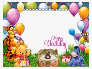 Birthday Frame - Happy Birthday Cartoon Frame #4731201