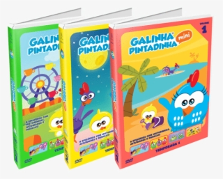 Combo Dvds Galinha Pintadinha Mini Vol - Dvd Galinha Pintadinha Mini - Temp.1 - Vol. 1 #4731337