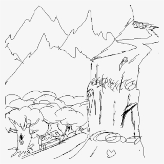 When Your Bored And You Have A New Drawing Tablet That - Line Art #4732066