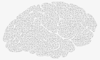 This Free Icons Png Design Of Low Poly Wireframe Brain #4739653