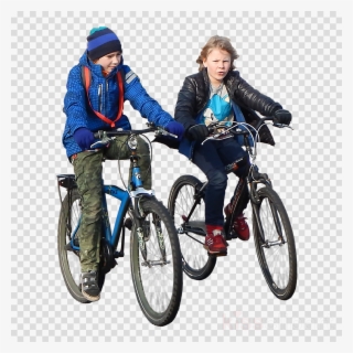 Groupn Of People Walking Png Clipart Bicycle Pedals - Cycling #4744324