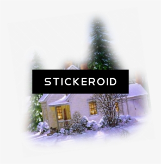 Christmas Home Holidays - Snowy Home Greeting Card #4746304