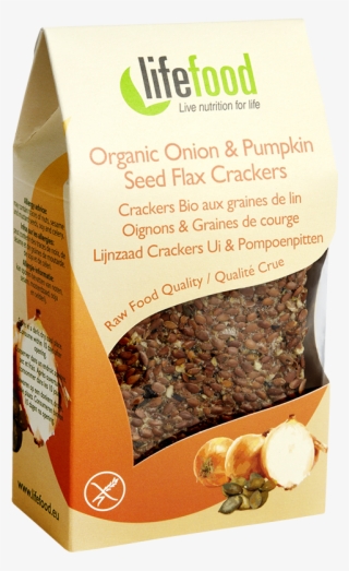 Lifefood Cracker Pumpkin - Lifefood Organic Lemon Ginger Flax Rolls 80g #4746451